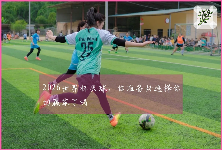 2026世界杯买球，你准备好选择你的赢家了吗